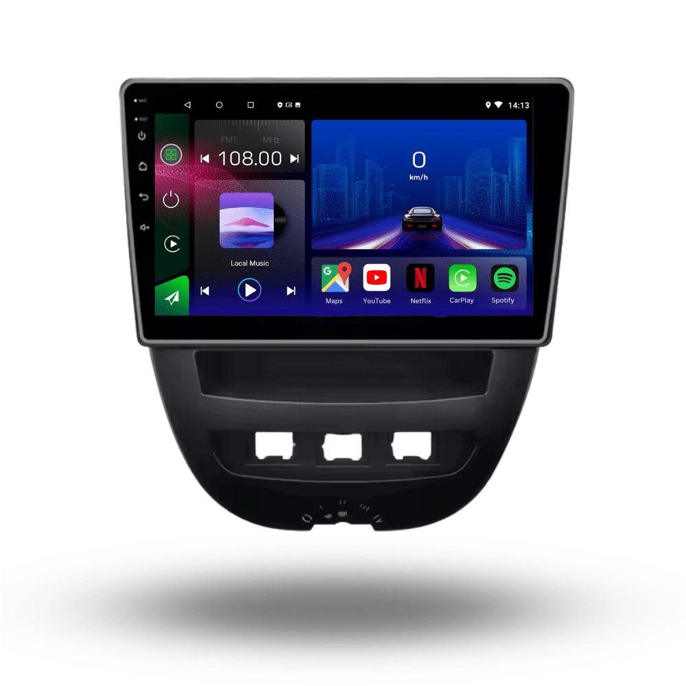 Citroen C1 | Peugeot 107 | Toyota Aygo 2005 - 2014| Android 15 Autoradio | Apple CarPlay | Android Auto - toptaktil