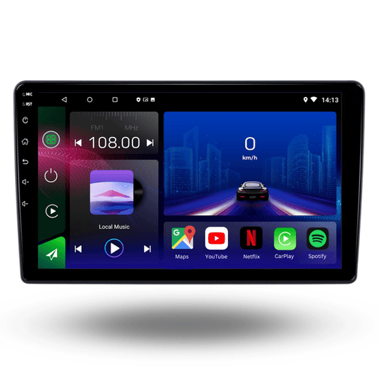 Universal | Écran de 9 pouces | Android 13 Autoradio | Apple CarPlay | Android Auto - toptaktil