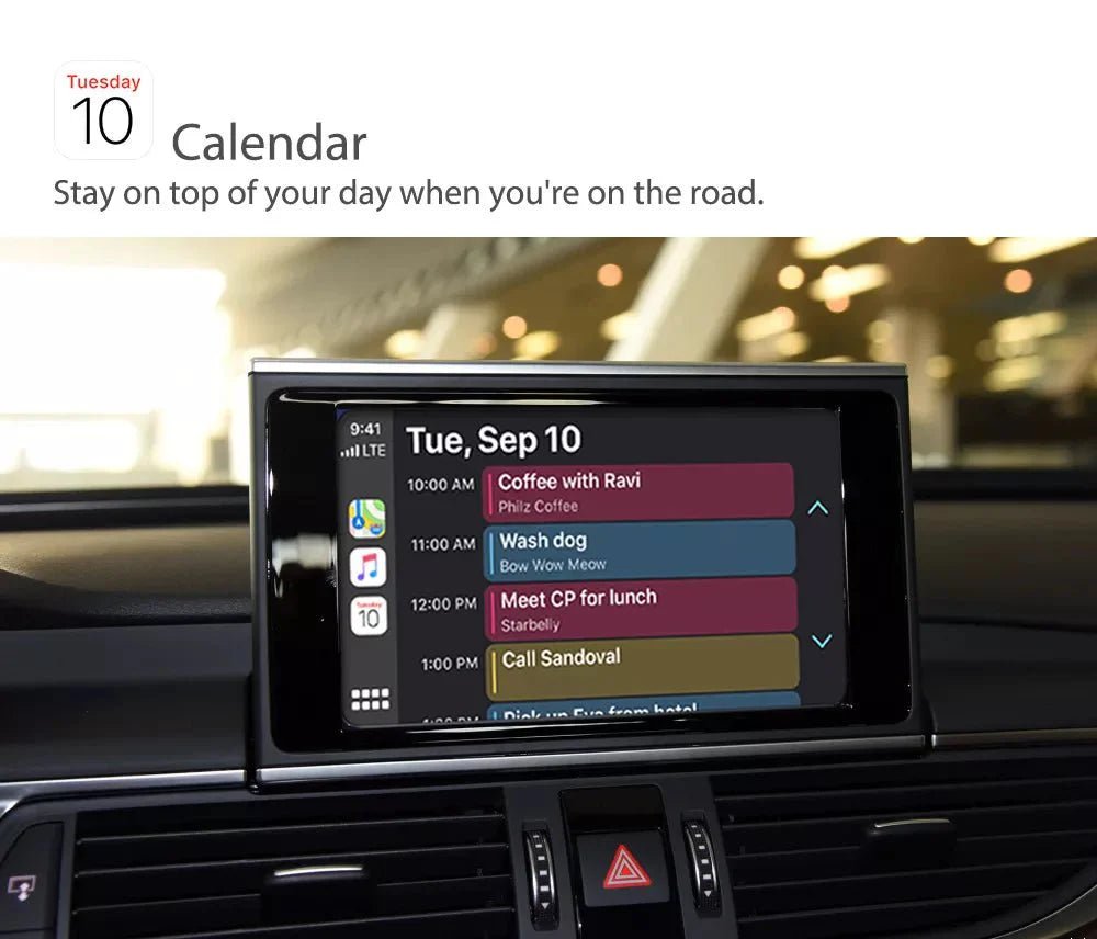 Apple CarPlay sans fil | Rétrofit pour Audi | Android Auto | Décodeur | Intégration - toptaktil