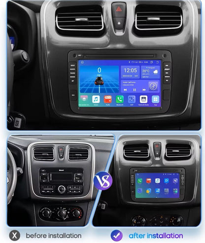Dacia Universal | Android 15 Autoradio | Apple CarPlay | Android Auto - toptaktil