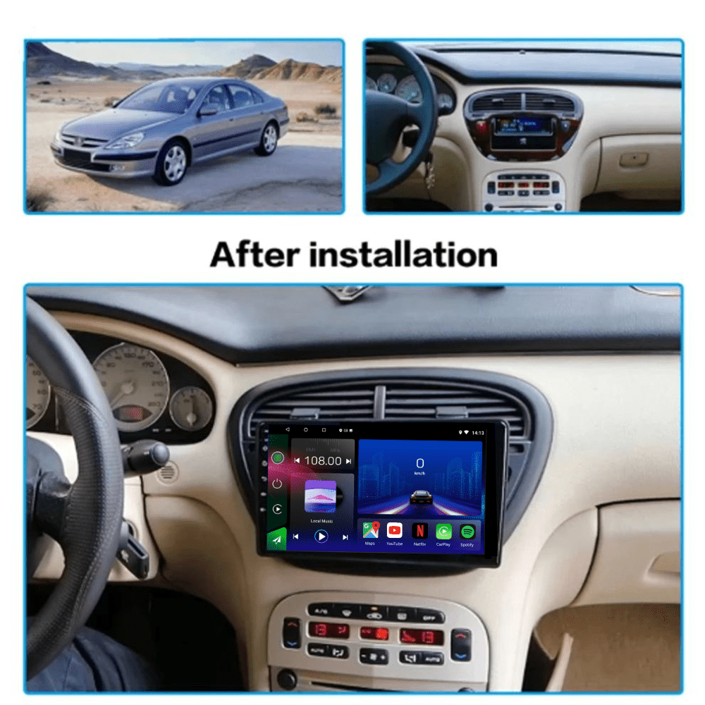 Peugeot 607 | 2004 - 2010 | Android 15 Autoradio | Apple CarPlay | Android Auto - toptaktil