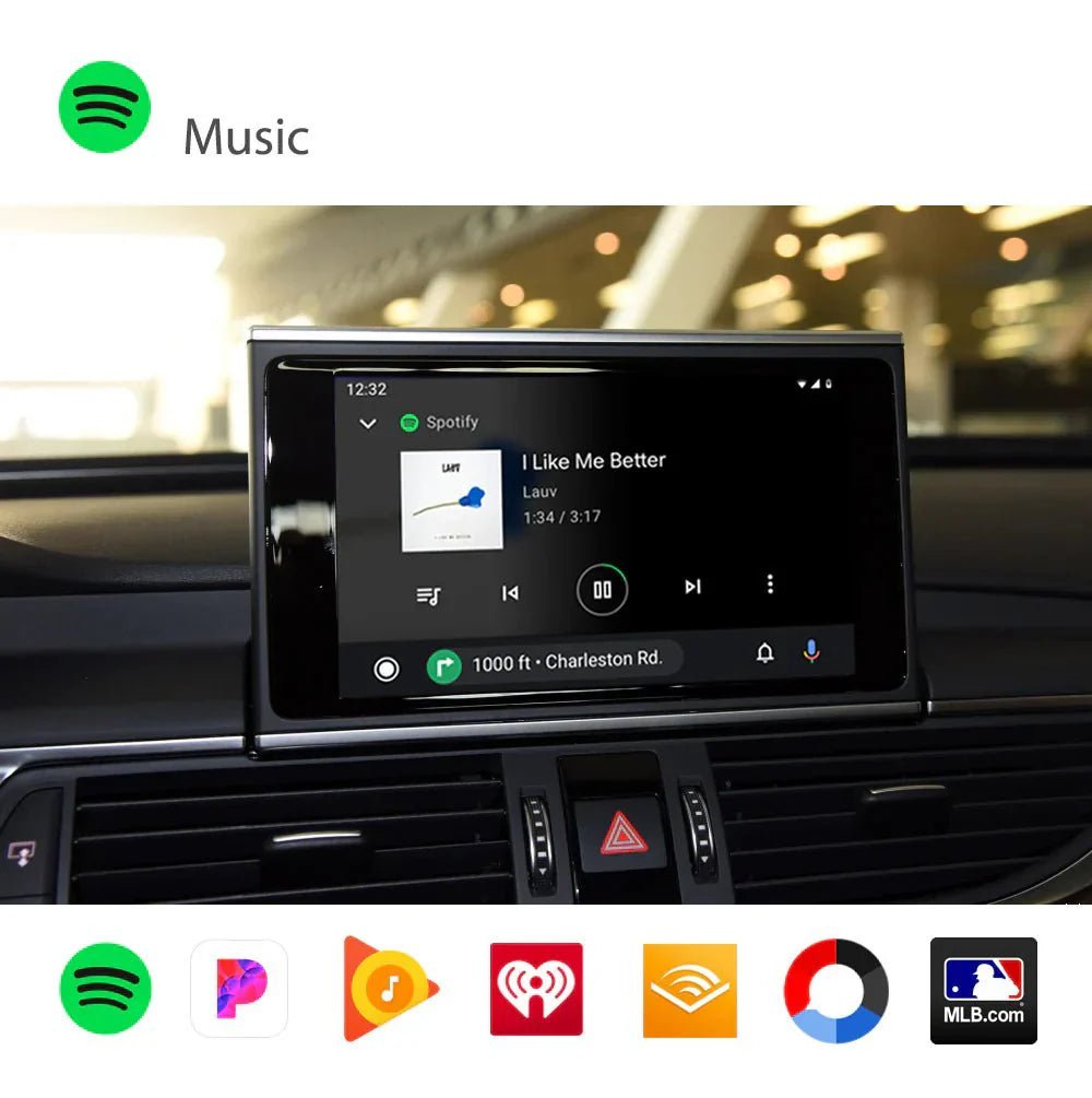 Apple CarPlay sans fil | Rétrofit pour Audi | Android Auto | Décodeur | Intégration - toptaktil