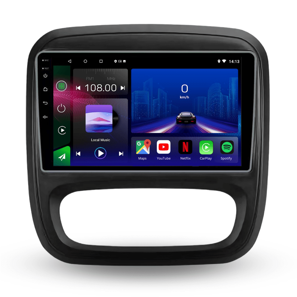 Opel Vivaro | Renault Traffic | 2014 - 2021 | Android 15 Autoradio | Apple CarPlay | Android Auto - toptaktil