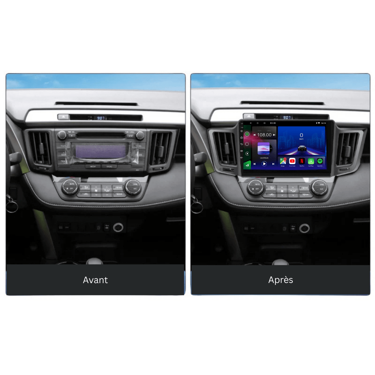 Toyota RAV4 | 2013 - 2018 | Android 15 Autoradio | Apple CarPlay | Android Auto - toptaktil
