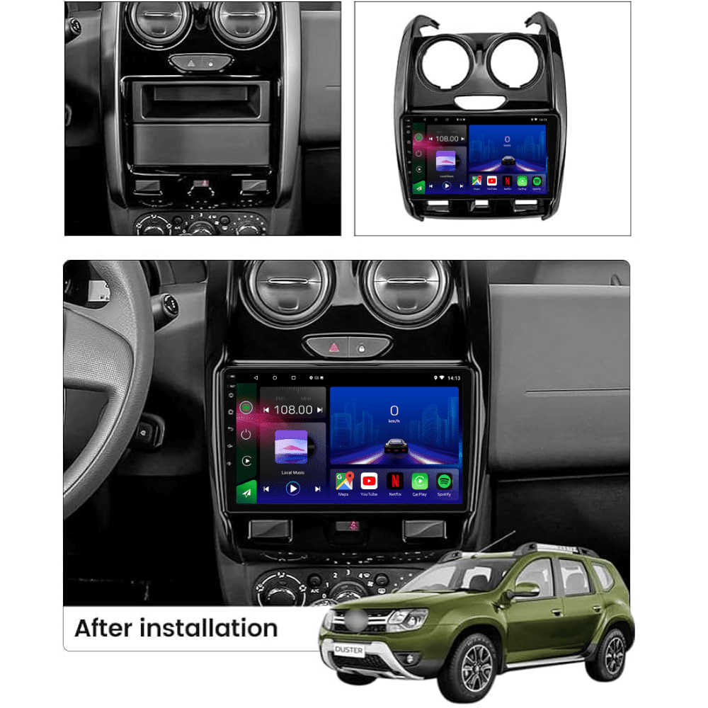 Dacia Duster | 2015 - 2018 | Android 15 Autoradio | Apple CarPlay | Android Auto - toptaktil