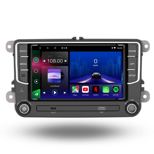 Volkswagen | Seat | Skoda | Écran 7 Pouces | Android 15 Autoradio | Apple CarPlay | Android Auto - toptaktil