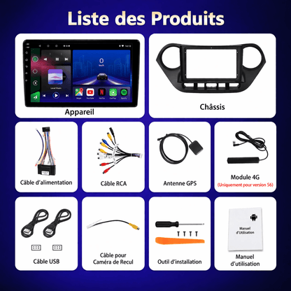 Hyundai i10 | 2014 - 2017 | Android 15 Autoradio | Apple CarPlay | Android Auto - toptaktil