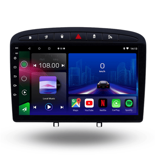 Peugeot 308SW 408 | 2007 - 2013 | Android 15 Autoradio | Apple CarPlay | Android Auto - toptaktil