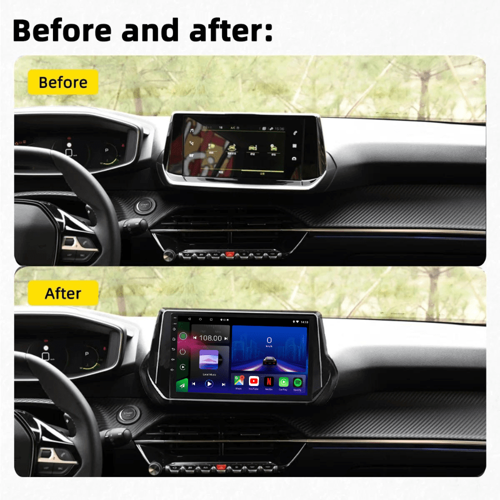 Peugeot 2008 P24 | Peugeot 208 P21 2019 - Present | Android 15 Autoradio | Apple CarPlay | Android Auto - toptaktil
